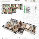 Планировка квартиры в ЖК BASPANA